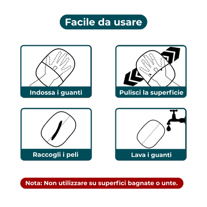 PetMagnet™- Guanti Elettrostatici per Peli di Animali 🤩