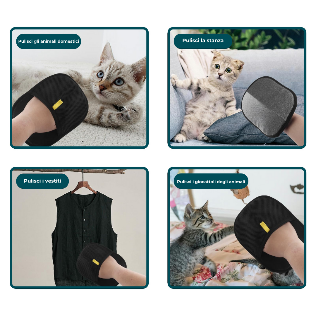 PetMagnet™- Guanti Elettrostatici per Peli di Animali 🤩