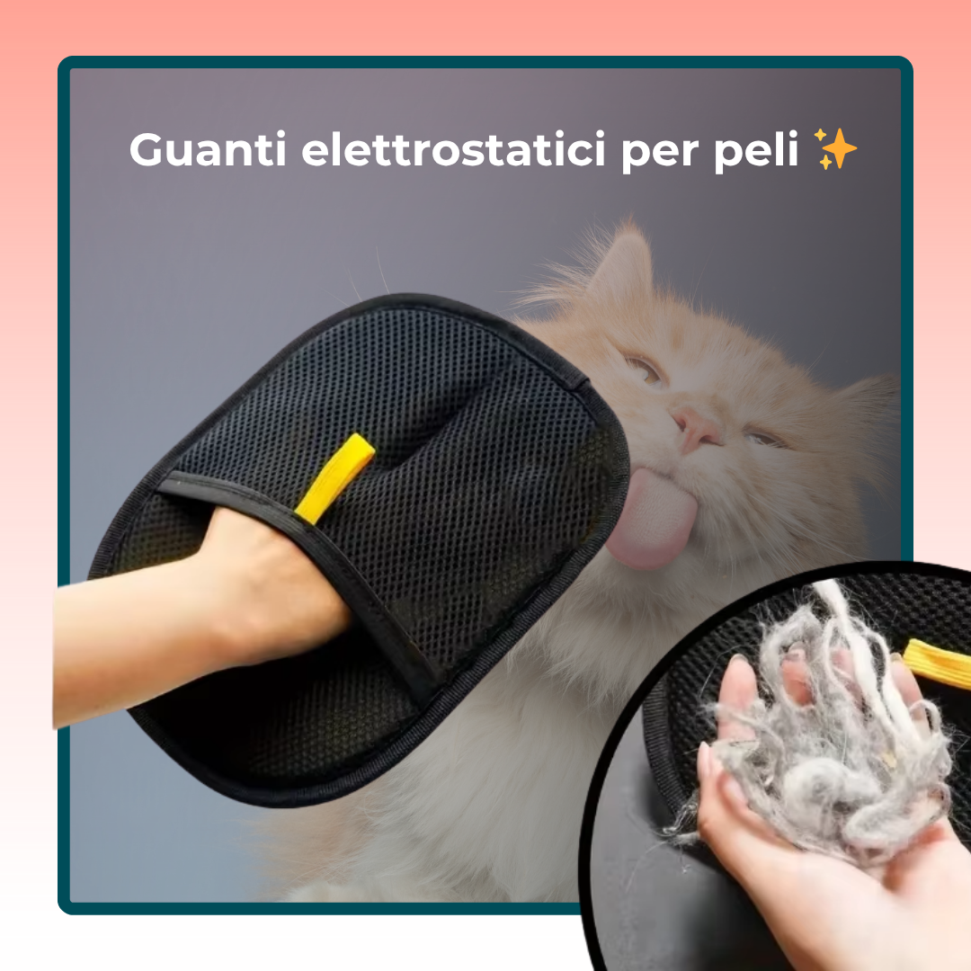 PetMagnet™- Guanti Elettrostatici per Peli di Animali 🤩